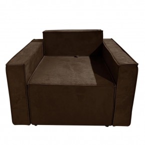 Кресло-кровать Принц КК1-ВК (велюр коричневый) в Кунгуре - kungur.mebel24.online | фото