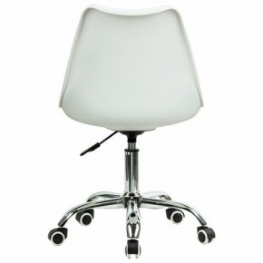 Кресло стул BRABIX "Eames MG-310 CH", хром, пластик белый, ткань серая, 532924 в Кунгуре - kungur.mebel24.online | фото 4