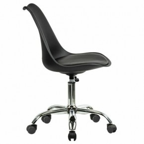 Кресло стул BRABIX "Eames MG-310 CH", хром, пластик черный, экокожа черная, 532925 в Кунгуре - kungur.mebel24.online | фото 3