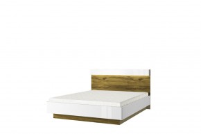 Кровать 160 с подъемником, TORINO, цвет белый/Дуб наварра в Кунгуре - kungur.mebel24.online | фото