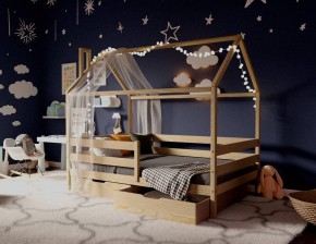 Кровать-домик 80*160 без покраски в Кунгуре - kungur.mebel24.online | фото