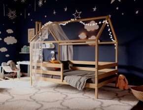 Кровать-домик 80*160 без покраски в Кунгуре - kungur.mebel24.online | фото 2