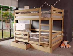 Кровать двухъярусная без крыши 80*190 без покраски в Кунгуре - kungur.mebel24.online | фото