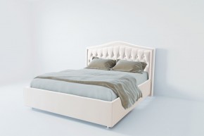 Кровать Калининград с ПМ 1400 (экокожа белая) в Кунгуре - kungur.mebel24.online | фото 2