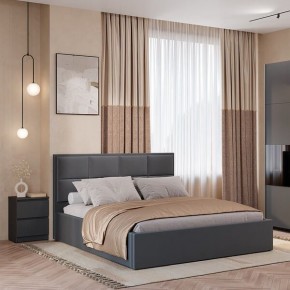 Кровать Линда КР-16 (Графит) 1600 в Кунгуре - kungur.mebel24.online | фото 2