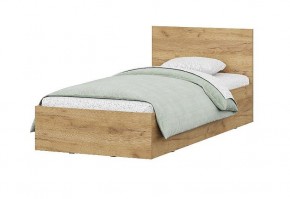 Кровать одинарная 0.9 МСП-1 + основание Лайт (Дуб золотой) в Кунгуре - kungur.mebel24.online | фото