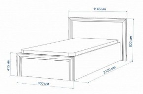 Кровать односпальная Нобиле Кр-90 в Кунгуре - kungur.mebel24.online | фото 2