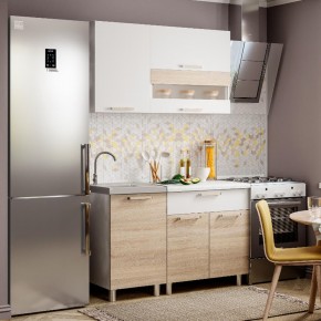 Кухня Айсбери 1.2 м (Белый/Дуб Сонома) в Кунгуре - kungur.mebel24.online | фото