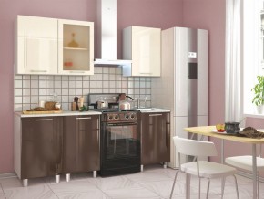 Кухня Танго модульная шоколад-ваниль в Кунгуре - kungur.mebel24.online | фото 2