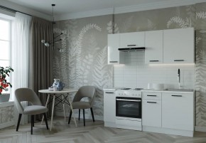 Кухонный гарнитур Белый Глянец 1800 (Стол. 38мм) в Кунгуре - kungur.mebel24.online | фото