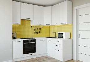 Кухонный гарнитур Белый Глянец 2200*1600 h950 (Стол. 38мм) в Кунгуре - kungur.mebel24.online | фото