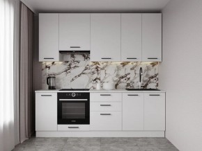 Кухонный гарнитур Белый Глянец 2400 h950 (Стол. 38мм) в Кунгуре - kungur.mebel24.online | фото 1