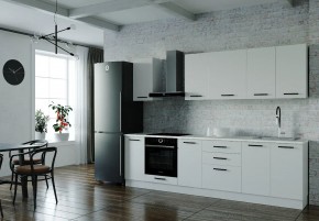 Кухонный гарнитур Белый Глянец 2800 (Стол. 26мм) в Кунгуре - kungur.mebel24.online | фото