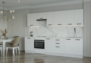 Кухонный гарнитур Белый Глянец 3000 (Стол. 26мм) в Кунгуре - kungur.mebel24.online | фото