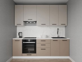 Кухонный гарнитур Каппучино 2400 h950 (Стол. 38мм) в Кунгуре - kungur.mebel24.online | фото