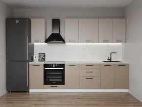 Кухонный гарнитур Каппучино 2800 (Стол. 38мм) в Кунгуре - kungur.mebel24.online | фото