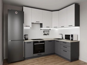 Кухонный гарнитур Меренга 2200*1600 h950 (Стол. 38мм) в Кунгуре - kungur.mebel24.online | фото