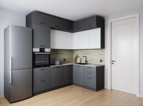 Кухонный гарнитур Меренга 2200*1700 (Стол. 26мм) в Кунгуре - kungur.mebel24.online | фото