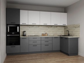 Кухонный гарнитур Меренга 3200*1400 (Стол. 38 мм) в Кунгуре - kungur.mebel24.online | фото