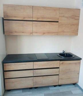 Кухонный гарнитур Лофт 2.0 (Дуб Крафт/Венге) в Кунгуре - kungur.mebel24.online | фото 4