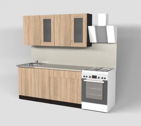 Кухонный гарнитур Симона демо 1700 (Венга/Дуб Сонома) в Кунгуре - kungur.mebel24.online | фото 1