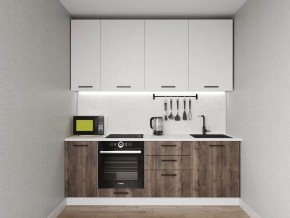 Кухонный гарнитур Старое Дерево 2200 h950 (Стол. 26мм) в Кунгуре - kungur.mebel24.online | фото