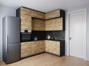 Кухонный гарнитур угловой Крафт 2200*1700 (Стол. 26мм) в Кунгуре - kungur.mebel24.online | фото