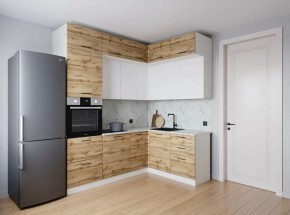 Кухонный гарнитур угловой Лада 2200*1700 (Стол. 38мм) в Кунгуре - kungur.mebel24.online | фото