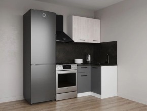 Кухонный гарнитур угловой Санторини 1000*1000 (Стол. 38мм) в Кунгуре - kungur.mebel24.online | фото