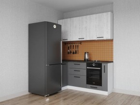 Кухонный гарнитур угловой Санторини 1000*1800 (Стол. 38мм) в Кунгуре - kungur.mebel24.online | фото 1