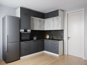 Кухонный гарнитур угловой Санторини 2200*1700 (Стол. 26мм) в Кунгуре - kungur.mebel24.online | фото