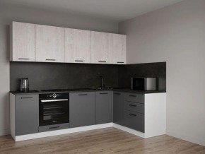 Кухонный гарнитур угловой Санторини 2600*1600 (Стол. 38мм) в Кунгуре - kungur.mebel24.online | фото