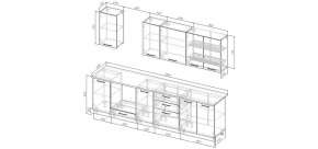 Кухонный гарнитур Умбра 2800 (Стол. 26мм) в Кунгуре - kungur.mebel24.online | фото 2