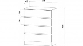 ЛЕНОРА Спальный гарнитур (модульный) графит в Кунгуре - kungur.mebel24.online | фото 3