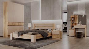 ЛЕНОРА Спальный гарнитур (модульный) кашемир в Кунгуре - kungur.mebel24.online | фото