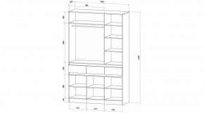 ЛЕНОРА Спальный гарнитур (модульный) кашемир в Кунгуре - kungur.mebel24.online | фото 9