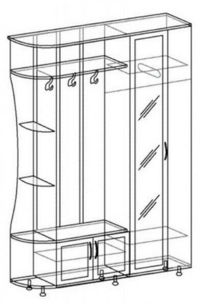 ЛИКА №1 Прихожая ЛДСП в Кунгуре - kungur.mebel24.online | фото 5