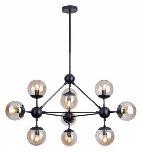 Люстра на штанге Arte Lamp Bolla A1664SP-10BK в Кунгуре - kungur.mebel24.online | фото