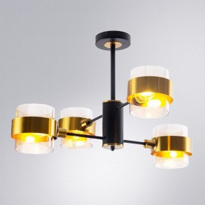 Люстра на штанге Arte Lamp Carlo A8205SP-4BK в Кунгуре - kungur.mebel24.online | фото 2