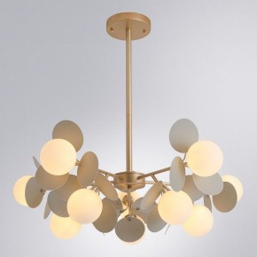 Люстра на штанге Arte Lamp Peacock A1369SP-10GY в Кунгуре - kungur.mebel24.online | фото 2