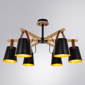 Люстра на штанге Arte Lamp Thomas A7032PL-6BK в Кунгуре - kungur.mebel24.online | фото 2