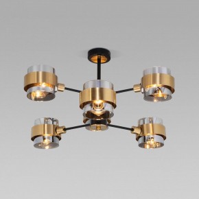 Люстра на штанге Eurosvet Arcada 70127/6 черный/дымчатый в Кунгуре - kungur.mebel24.online | фото 2