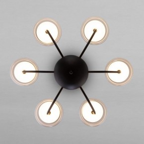 Люстра на штанге Eurosvet Fungo 50388 LED черный в Кунгуре - kungur.mebel24.online | фото 2