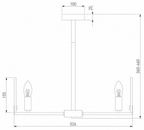 Люстра на штанге Eurosvet Marble 60158/5 латунь в Кунгуре - kungur.mebel24.online | фото 3