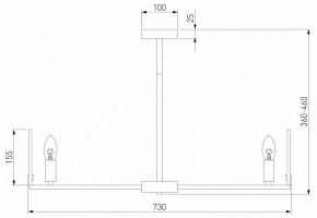 Люстра на штанге Eurosvet Marble 60158/7 латунь в Кунгуре - kungur.mebel24.online | фото 2