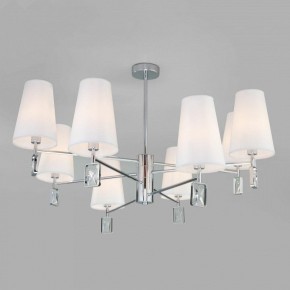 Люстра на штанге Eurosvet Milazzo 60137/8 хром в Кунгуре - kungur.mebel24.online | фото 2