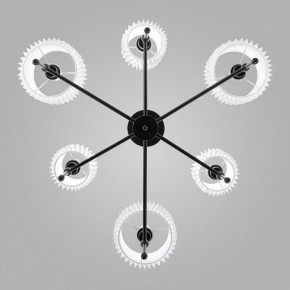 Люстра на штанге Eurosvet Notturno 60162/6 черный в Кунгуре - kungur.mebel24.online | фото 2