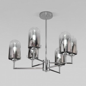 Люстра на штанге Eurosvet Pluto 60156/6 хром в Кунгуре - kungur.mebel24.online | фото