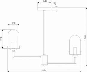 Люстра на штанге Eurosvet Pluto 60156/6 хром в Кунгуре - kungur.mebel24.online | фото 4