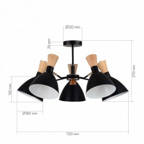 Люстра на штанге EVOLUCE VISTA SLE1256-402-05 в Кунгуре - kungur.mebel24.online | фото 8